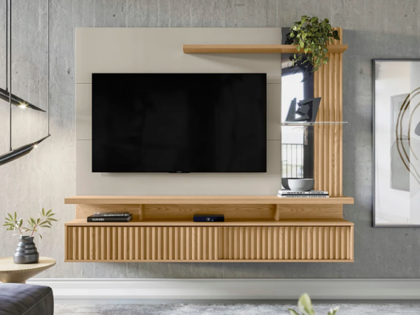 Como maximizar seu home theater com um painel home com rack?