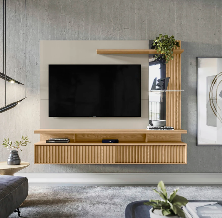 Como maximizar seu home theater com um painel home com rack?